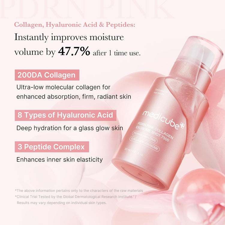 Medicube PDRN Pink Collagen Exosome Shot 7500