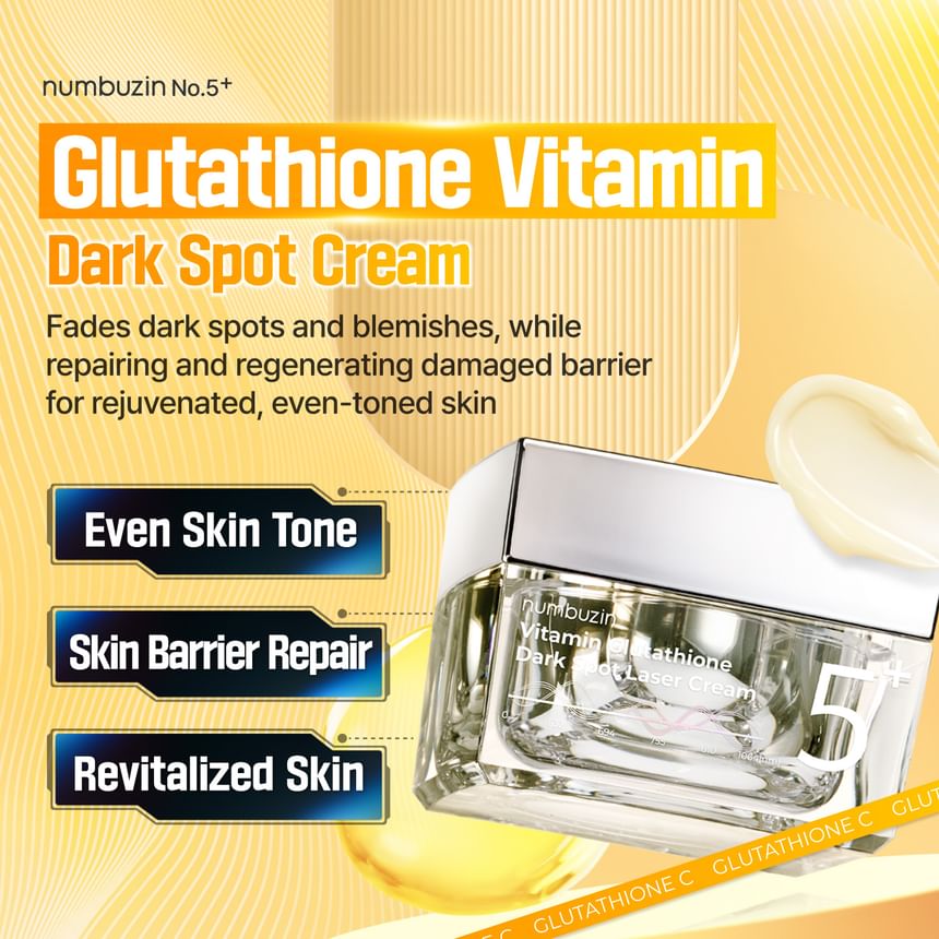 Numbuzin No. 5+ Glutathione Vitamin Dark Spot Cream